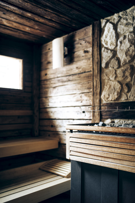 Wellnes area finnish sauna