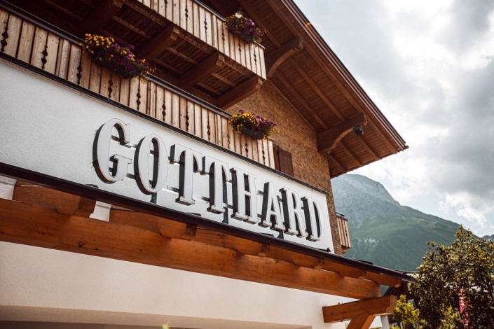 Eingangsbereich Hotel Gotthard