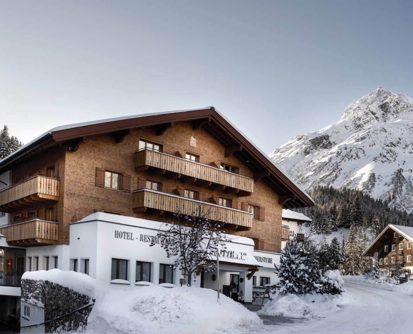 Das Hotel Gotthard im Winter
